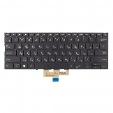 Клавиатура для Asus ZenBook 14 UX433FA UX433FAC UX433FN UX433FQ, RU, (Black, 4pin Backlit, Original)
