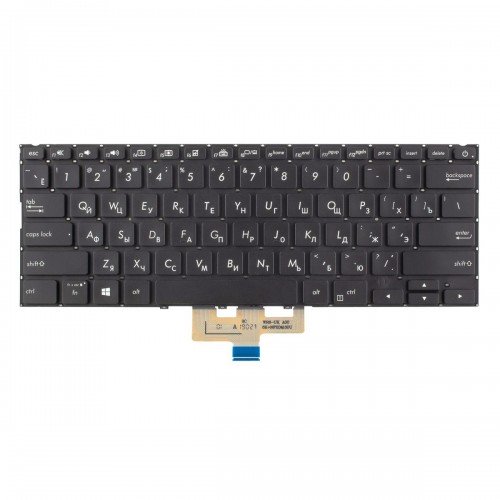 Клавіатура для ноутбука Asus ZenBook 14 UX433FA UX433FAC UX433FN UX433FQ, RU, (Black, 4pin Backlit, Original)