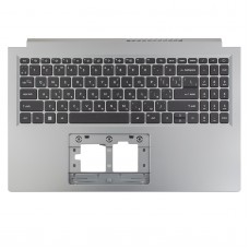 Верхня кришка для Acer Aspire AL31-33 AL31-33P N24H4 series, RU/UA, (Silver, топкейс+клавіатура, 6B.D2MN8.009, Original)