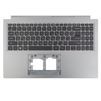 Верхняя крышка для Acer Aspire AL31-33 AL31-33P N24H4 series, RU/UA, (Silver, топкейс+клавиатура, 6B.D2MN8.009, Original)