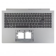 Верхняя крышка для Acer Aspire AL31-33 AL31-33P N24H4 series, RU/UA, (Silver, топкейс+клавиатура, 6B.D2MN8.009, Original)
