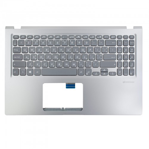 Верхня кришка для ноутбука Asus X515E X515U X515J, RU/UA (GREY, wo mSD, топкейс+клавіатура, 90NB0U11-R32UA0, C Cover, Original)