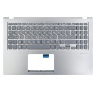 Верхня кришка для Asus X515E X515U X515J, RU/UA (Silver/Grey, топкейс+клавіатура, 90NB0SR2-R30UA0, Original)