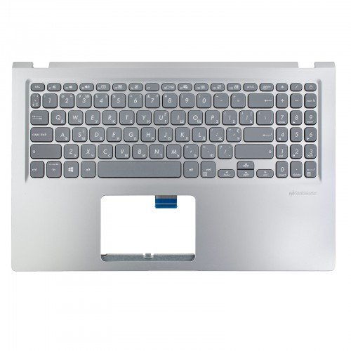 Верхня кришка для ноутбука Asus X515E X515U X515J, RU/UA (GREY, wo mSD, топкейс+клавіатура, 90NB0U11-R32UA0, C Cover, Original)