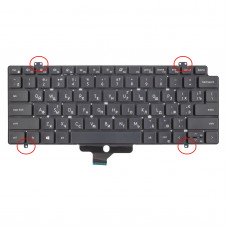 Клавиатура для Dell Latitude 14 7410 2-in-1, RU/UA (с подсветкой, DLM19K8, 0PWCJY, 0GMM47)