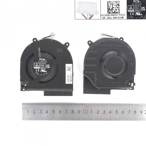 Вентилятор 12V 80W CPU для ноутбука HP OMEN 16-AE 16-WD 16-XD VICTUS 16-R 16-S, (N44738-001, FQP1 DFS310312DC0T, Original)