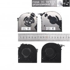 Вентиляторы 5V CPU+GPU для HP Envy x360 15-fe 15-fh, (N49282-001, N47948-001, FQN9, FQN8, Original)