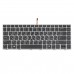 Клавиатура для ноутбука HP EliteBook 745 840 G5 G6, UA (Black, Silver Frame, Backlit, PointStick, Original)