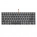 Клавіатура для ноутбука HP EliteBook 745 840 G5 G6, UA (Black, Silver Frame, Backlit, PointStick, Original)