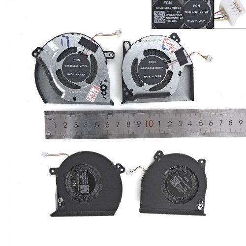 Вентилятори 5V CPU+GPU для ноутбука Asus ROG Flow Z13 GZ302EA GZ302EAC, (13NR0JY0P08011, 13NR0JY0P09011, Original)
