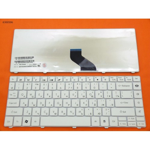 Клавіатура для Gateway Nv49c, Packard Bell Easynote Nm85 Nm87 White Ru