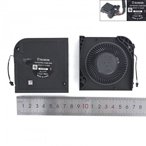 Вентилятор для ноутбука Dell Latitude 5521, Precision 3561 3571, (09WH82, 0VX3PV, FSMM DFS5K12B15E6AH, Original)