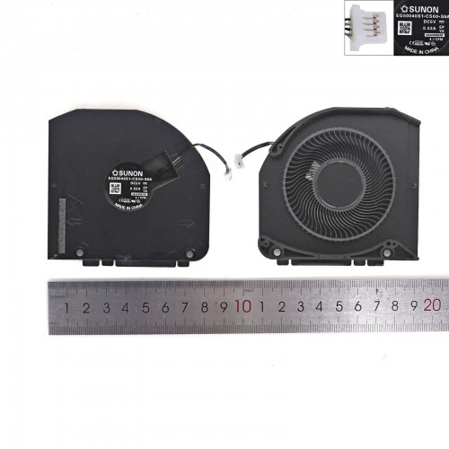Вентилятор для ноутбука Dell Latitude 7430 series, (0CMX1D, EG50040S1-CS00-S9A, ND75C83-21E13, Original)