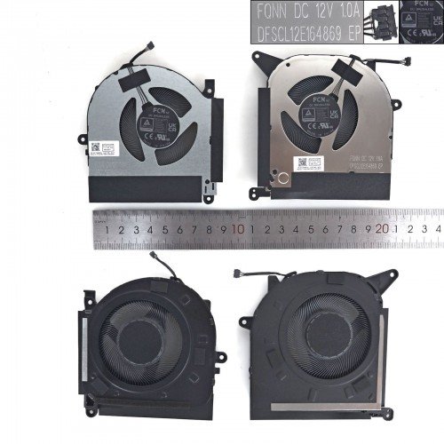 Вентиляторы 12V CPU+GPU для ноутбука Lenovo ThinkBook 16p G4 IRH Type 21J8, (FQNN DFSCL12E164869, FQNM DFSCL12E064869, Original)