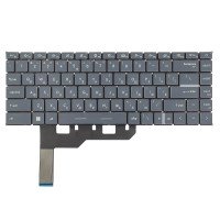 Клавиатура для MSI Modern 15 A4M MS-155K, A5M MS-155L, UA, (Gray, 6pin White Backlit, Original)