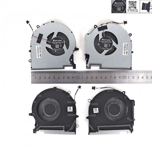 Вентиляторы 12V CPU+GPU для ноутбука HP Omen 17-CK 17-CM TPN-Q266 series, (M78888-001 + M78889-001, Аналог)