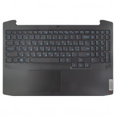 Верхня кришка для Lenovo IdeaPad Gaming 3 15ARH05 15IMH05, RU/UA, (Black, топкейс+клавіатура 4pin Backlit)