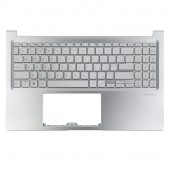 Верхняя крышка для Asus OLED M1505YA, RU/UA (Silver, топкейс+клавиатура, 90NB10Q2-R30UA0, Backlit, Original)