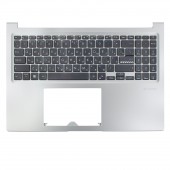 Верхняя крышка для Asus X1605EA X1605PA X1605ZA, RU (Silver, топкейс+клавиатура, 90NB0ZA2-R30RU0, Original)