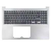 Верхняя крышка для Asus X1605EA X1605PA X1605ZA, RU (Silver, топкейс+клавиатура, 90NB0ZA2-R30RU0, Original)
