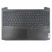 Верхняя крышка для ноутбука Lenovo IdeaPad Gaming 3 15ARH05 15IMH05, RU, (Black, топкейс+клавиатура 4pin Backlit)