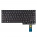 Клавиатура для ноутбука Asus UX330CA UX330CAK UX330UA UX330UAK, RU/UA, (черная, с подсветкой)