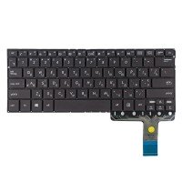 Клавиатура для Asus UX330CA UX330CAK UX330UA UX330UAK, RU/UA, (черная, с подсветкой)