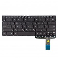 Клавиатура для Asus UX330CA UX330CAK UX330UA UX330UAK, RU/UA, (черная, с подсветкой)