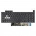 Клавіатура для ноутбука Asus TUF Gaming FX507 FA507 FX517 FX707 FA707 series, RU, Black, 8pin RGB Backlit