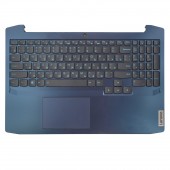 Верхня кришка для Lenovo IdeaPad Gaming 3 15ARH05 15IMH05, RU, (Blue, топкейс+клавіатура 4pin Backlit)