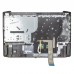 Верхняя крышка для ноутбука Lenovo IdeaPad Gaming 3 15ARH05 15IMH05, RU, (Blue, топкейс+клавиатура 4pin Backlit)