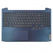 Верхня кришка для Lenovo IdeaPad Gaming 3 15ARH05 15IMH05, RU, (Blue, топкейс+клавіатура 4pin Backlit)