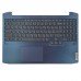 Верхня кришка для ноутбука Lenovo IdeaPad Gaming 3 15ARH05 15IMH05, RU, (Blue, топкейс+клавіатура 4pin Backlit)