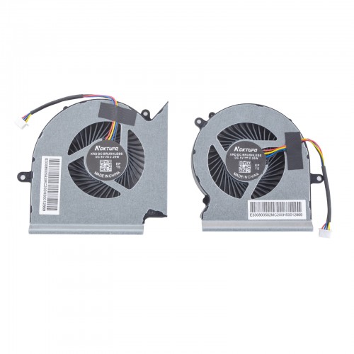 Вентиляторы 5V CPU+GPU 4pin для ноутбука MSI GL65 GE65 GP65 WE65 MS-16U7, (PABD07012SH-N425, PAAD06015SL-N426, Аналог)