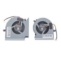 Вентиляторы 5V CPU+GPU 4pin для MSI GL65 GE65 GP65 WE65 MS-16U7, (PABD07012SH-N425, PAAD06015SL-N426, Аналог)