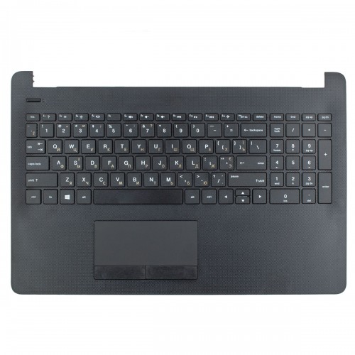 Верхняя крышка для ноутбука HP 250 255 256 258 G6 15-bs 15-bw, (топкейс+клавиатура UA, Touchpad)