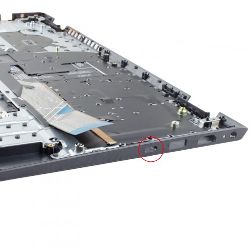 Верхня кришка для ноутбука Dell Vostro 15 3510 3520 3525 series, UA, (Grey, топкейс+клавіатура з підсвіткою, 0V67WM, Original)