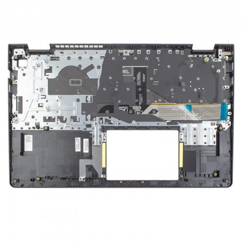 Верхня кришка для ноутбука Dell Vostro 15 3510 3520 3525 series, UA, (Grey, топкейс+клавіатура з підсвіткою, 0TPXKP, Original)