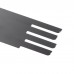 Уценка! - Декоративная панель с лого для MacBook Pro A1706 A1708 A1989 A2289 A2159 A2251 A2338, (стекло, 300мм, Silver)