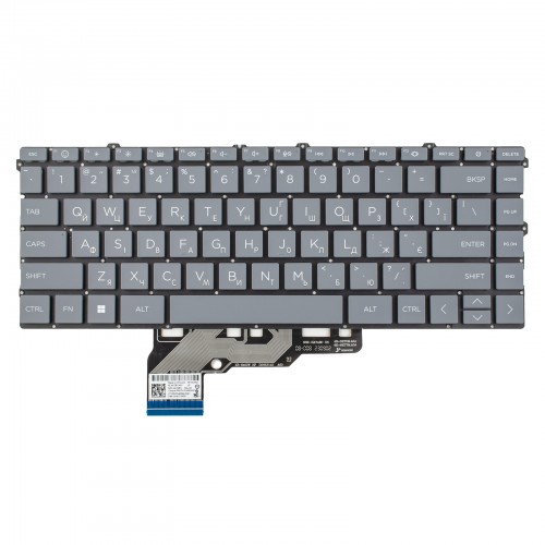 Клавиатура для ноутбука HP Envy x360 15-FE 15-FH TPN-C165 TPN-C166, UA (Grey, Backlit, Original)