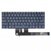 Клавіатура для Lenovo Yoga Slim 7 14AKP10 14ILL10 15IIL9, UA, (Blue, Backlit, Original)