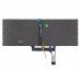 Клавіатура для ноутбука MSI PS42 Modern 8RC 8RA 8MO 8RB, MS-14B1 MS-14B2, UA, (Silver, 6pin Backlit, Original)