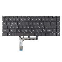Клавиатура для MSI PS42 Modern 8RC 8RA 8MO 8RB, MS-14B1 MS-14B2, UA, (Black, 6pin Backlit, Original)