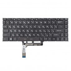 Клавіатура для MSI PS42 Modern 8RC 8RA 8MO 8RB, MS-14B1 MS-14B2, UA, (Black, 6pin Backlit, Original)