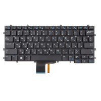 Клавиатура для Dell Latitude 7370 E7370, UA, (Black, Backlit, Original)