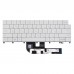 Клавиатура для ноутбука Dell XPS 9440 P184G series, UA, (Gray, 8pin Backlit)