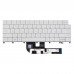 Клавіатура для ноутбука Dell XPS 9440 P184G series, UA, (Gray, 8pin Backlit)