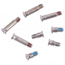 Винтики для нижней крышки MacBook A2442 A2779 A2918 A2992 A2485 A2780 A2991 (комплект 8шт, Silver)