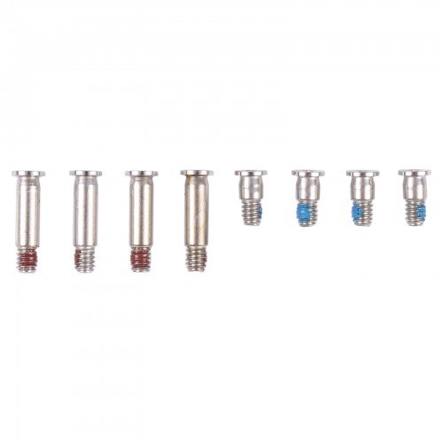 Винтики для нижней крышки MacBook A2442 A2779 A2918 A2992 A2485 A2780 A2991 (комплект 8шт, Silver)