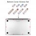 Винтики для нижней крышки MacBook A2442 A2779 A2918 A2992 A2485 A2780 A2991 (комплект 8шт, Silver)